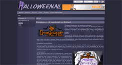 Desktop Screenshot of halloween.nl