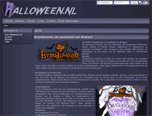 Tablet Screenshot of halloween.nl