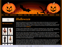 Tablet Screenshot of halloween.se